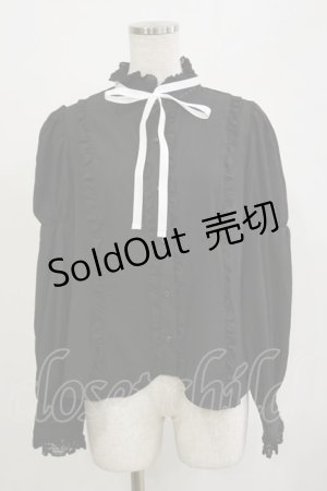 画像: Eri Aino's Collection / シャーロットの水曜日ブラウス L ブラック H-26-02-16-019-LO-BL-NS-ZH