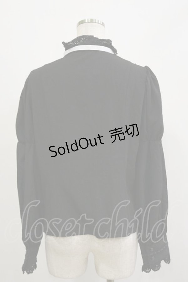 画像2: Eri Aino's Collection / シャーロットの水曜日ブラウス L ブラック H-26-02-16-019-LO-BL-NS-ZH (2)