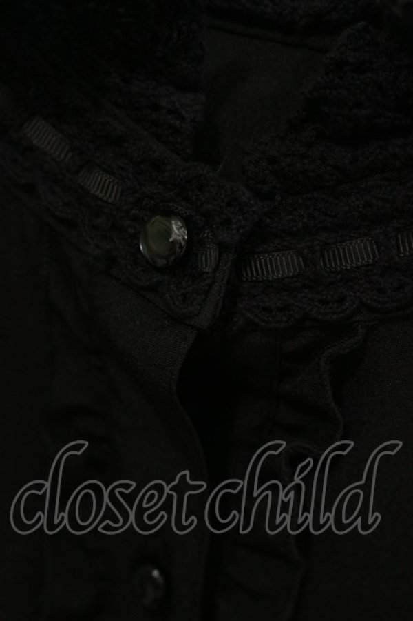 画像3: Eri Aino's Collection / シャーロットの水曜日ブラウス L ブラック H-26-02-16-019-LO-BL-NS-ZH (3)