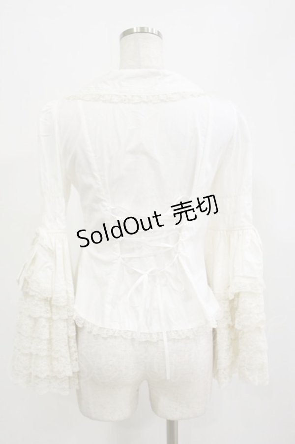 画像2: Dream Lolita（海外ロリータブランド） / 丸襟姫袖ブラウス S オフ H-26-02-16-020-LO-BL-NS-ZH (2)