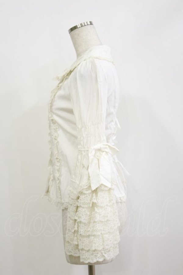 画像3: Dream Lolita（海外ロリータブランド） / 丸襟姫袖ブラウス S オフ H-26-02-16-020-LO-BL-NS-ZH (3)