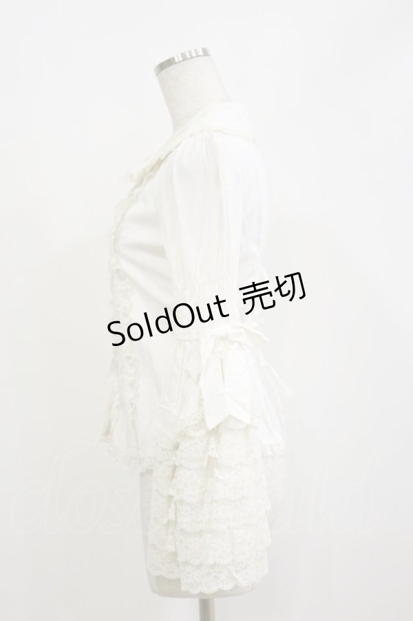 画像3: Dream Lolita（海外ロリータブランド） / 丸襟姫袖ブラウス S オフ H-26-02-16-020-LO-BL-NS-ZH (3)