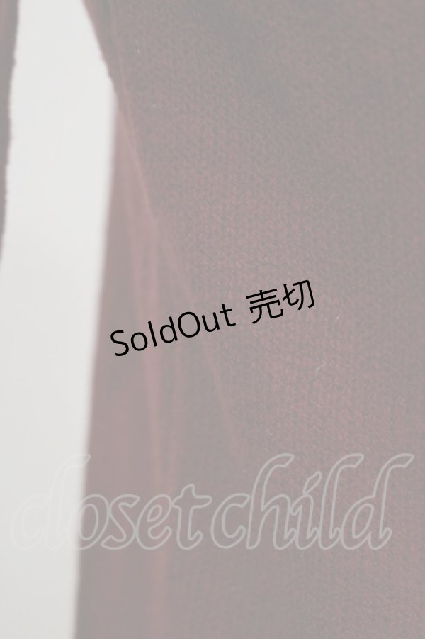 画像3: axes femme / 透かしカーディガン M ワイン H-26-02-16-022-AX-TO-NS-ZH (3)