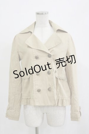 画像: axes femme / ダブルボタンジャケット M ベージュ H-26-02-16-023-AX-JA-NS-ZH