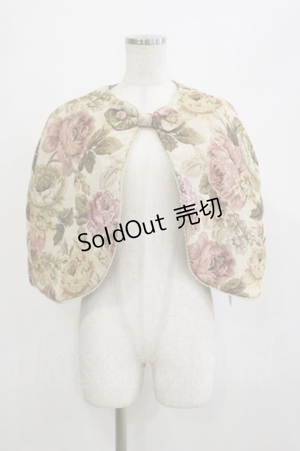 画像1: Kurumi Collaboration / TT*KRゴブランケープ L アイボリー H-26-02-16-003-LO-TO-NS-ZH (1)