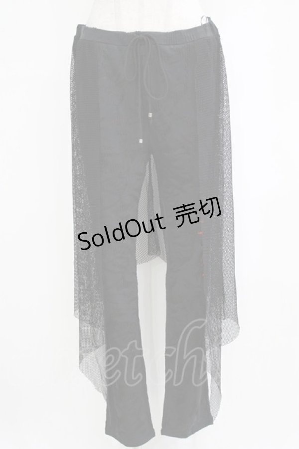 画像1: PUNK RAVE / Goth black flame leggings 4XL 黒 H-26-02-17-024-PU-PA-AK-ZH (1)