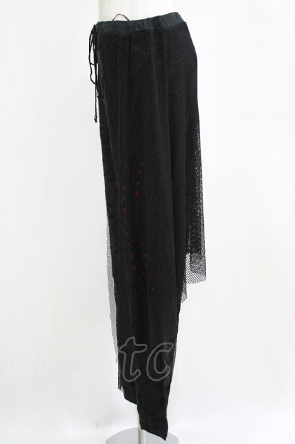 画像2: PUNK RAVE / Goth black flame leggings 4XL 黒 H-26-02-17-024-PU-PA-AK-ZH (2)