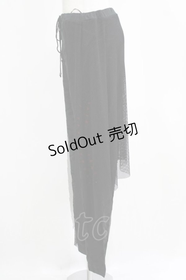 画像2: PUNK RAVE / Goth black flame leggings 4XL 黒 H-26-02-17-024-PU-PA-AK-ZH (2)