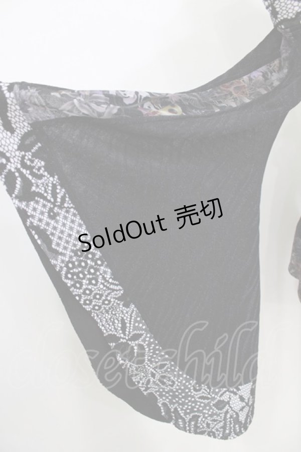 画像4: Qutie Frash / オフショルカーデ  ホワイト×ブラック H-26-02-17-025-QU-JA-KB-ZH (4)