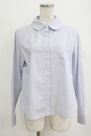 画像: Jane Marple Dans Le Salon / ストライプブラウス  サックス H-26-02-17-027-JM-BL-KB-ZH