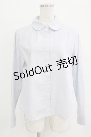 画像: Jane Marple Dans Le Salon / ストライプブラウス  サックス H-26-02-17-027-JM-BL-KB-ZH