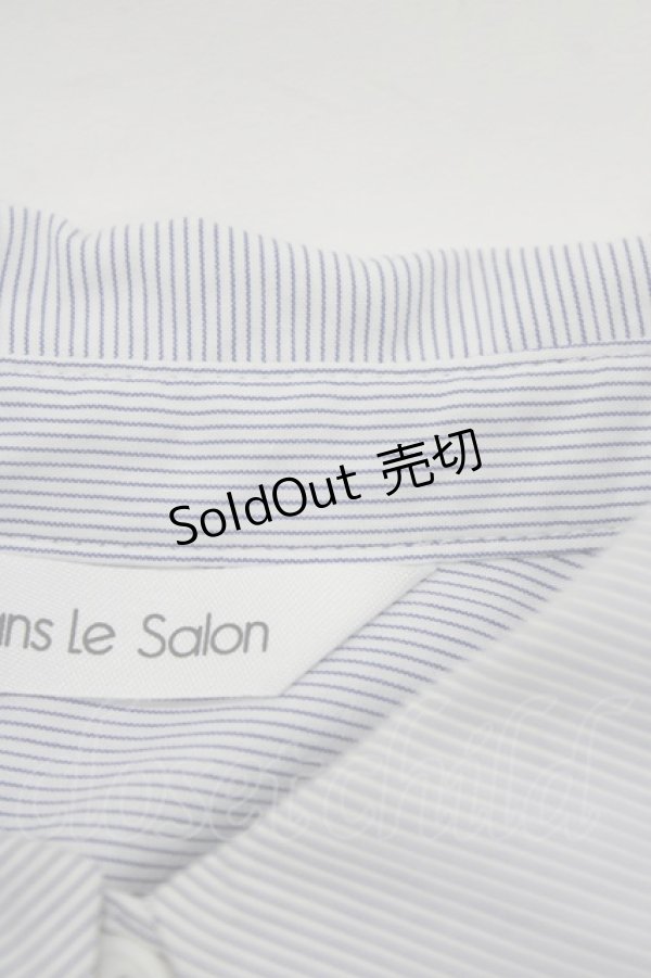 画像4: Jane Marple Dans Le Salon / ストライプブラウス  サックス H-26-02-17-027-JM-BL-KB-ZH (4)