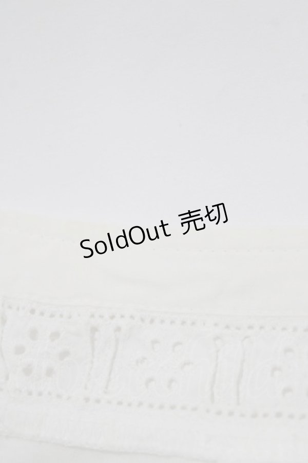 画像7: Jane Marple Dans Le Salon / レースピンタックブラウス  ホワイト H-26-02-17-029-JM-BL-KB-ZH (7)