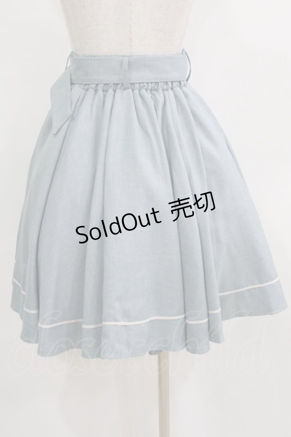 画像3: Kurumi Collaboration / フレアマリンアカデミアスカート S サックス H-26-02-17-003-GO-SK-KB-ZH (3)