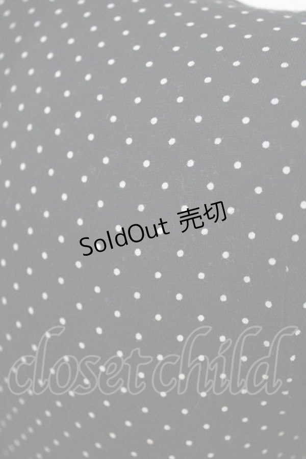 画像4: Emily Temple cute / バックリボンドットハイネックカットソー  ブラック H-26-02-17-035-ET-TO-KB-ZH (4)