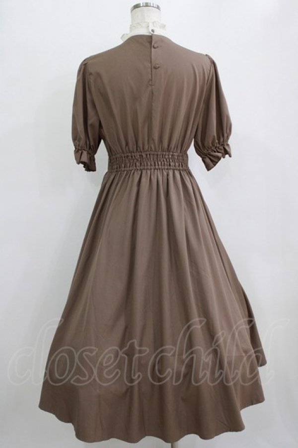 画像3: m petit by misako / ナシジムジキリカエワンピース M ブラウン H-26-02-17-004-LO-OP-KB-ZH (3)