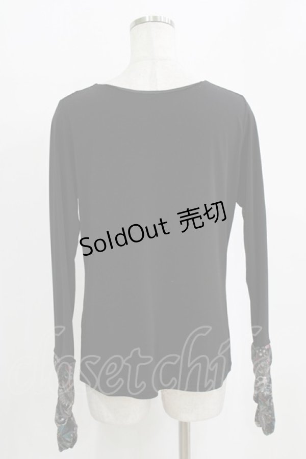 画像3: Qutie Frash / クロスインナーT  黒 H-26-02-17-041-QU-TO-KB-ZH (3)