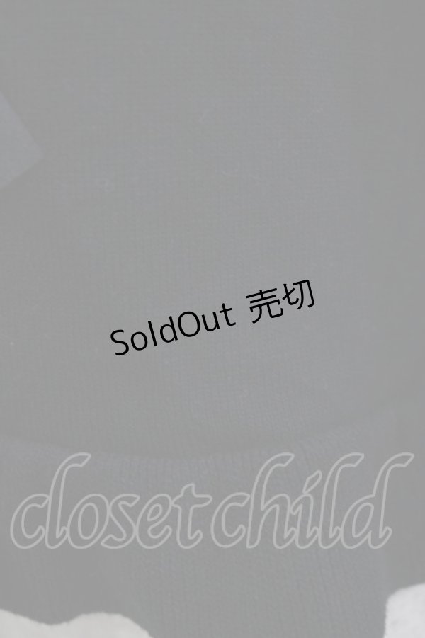 画像4: Moi-meme-Moitie / ヘーメラーセーラーカーディガン  ブラック×オフホワイト H-26-02-17-043-MO-TO-KB-ZH (4)