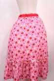 画像2: Nile Perch / いちご柄スカート Free ピンク H-26-02-17-1006-LO-SK-NS-ZH (2)