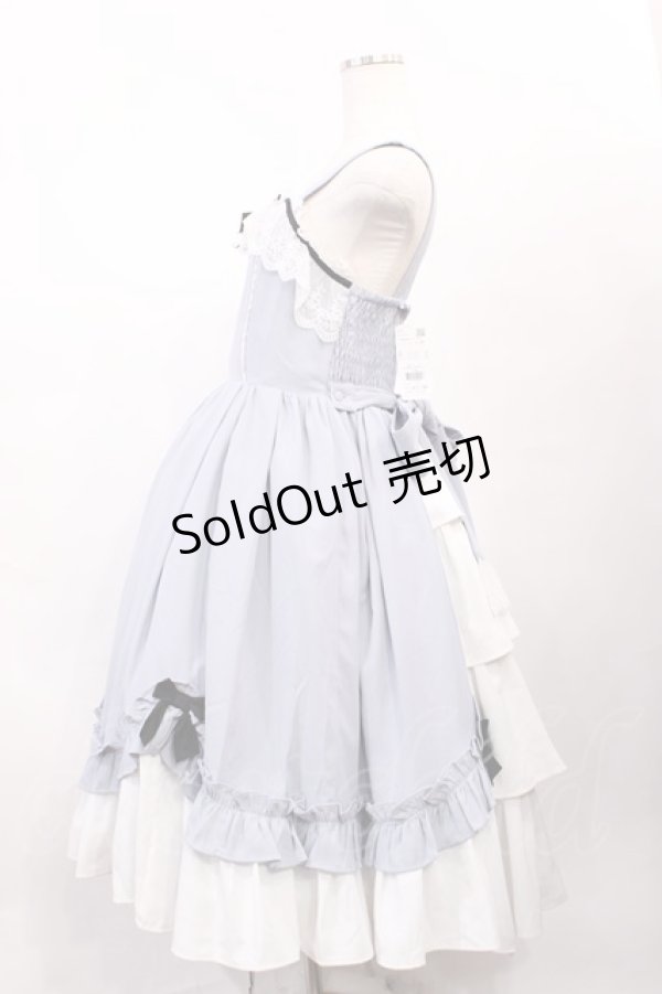 画像2: Chalmiere / 不思議の国のジャンパースカート M サックス H-26-02-17-1001-0-OP-NS-ZH (2)