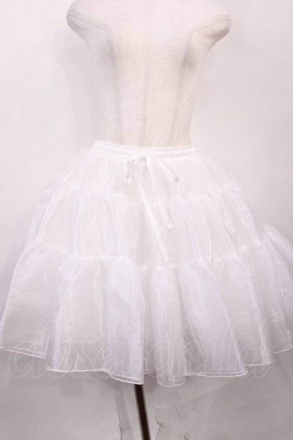 画像1: axes femme kawaii / オーガンジーパニエ M オフ H-26-02-17-1009-AX-SK-NS-ZH (1)