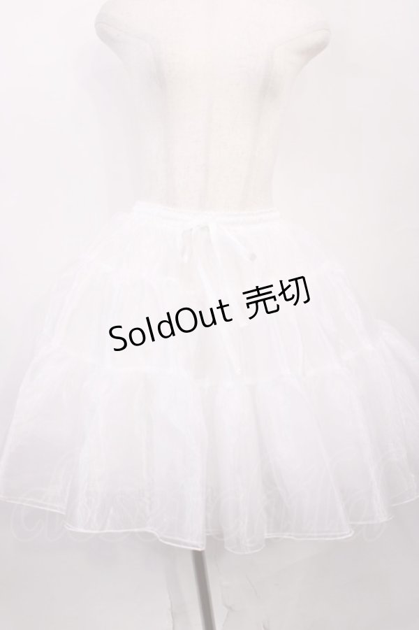 画像1: axes femme kawaii / オーガンジーパニエ M オフ H-26-02-17-1009-AX-SK-NS-ZH (1)