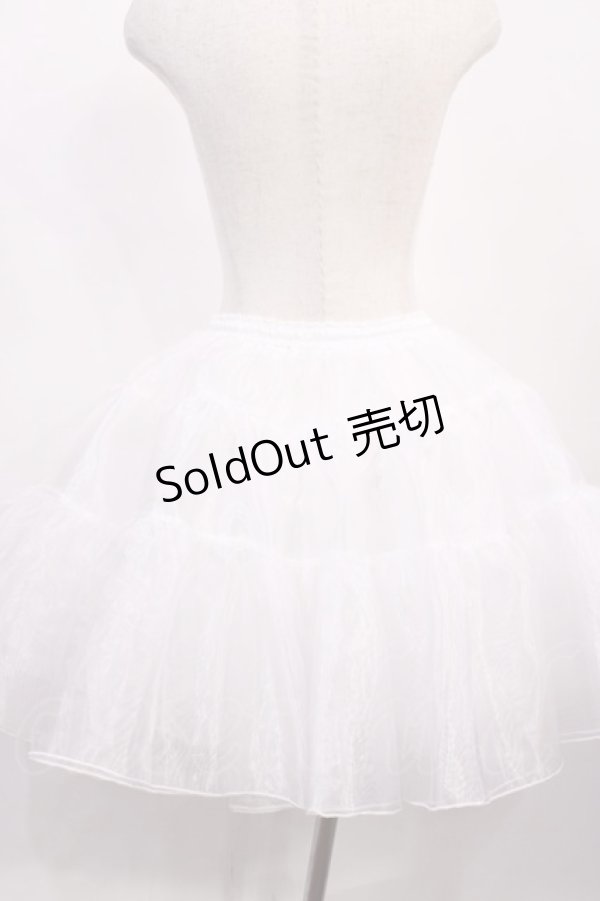 画像2: axes femme kawaii / オーガンジーパニエ M オフ H-26-02-17-1009-AX-SK-NS-ZH (2)