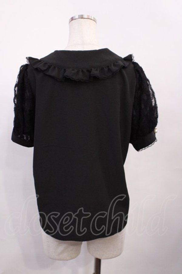 画像2: Lily Merry / リボンブラウス L ブラック H-26-02-17-1012-LO-BL-NS-ZH (2)