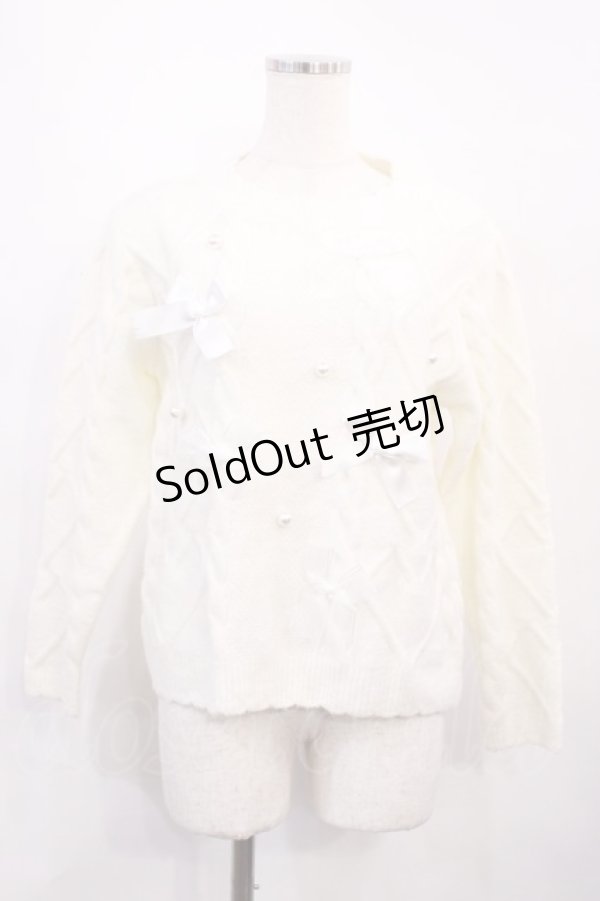 画像1: Nile Perch / パールリボンニット Free オフ H-26-02-17-1013-LO-TO-NS-ZH (1)