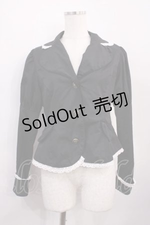 画像: Eri Aino's collaboration / シャーロットの水曜日ジャケット L ブラック H-26-02-17-1016-EL-JA-NS-ZH