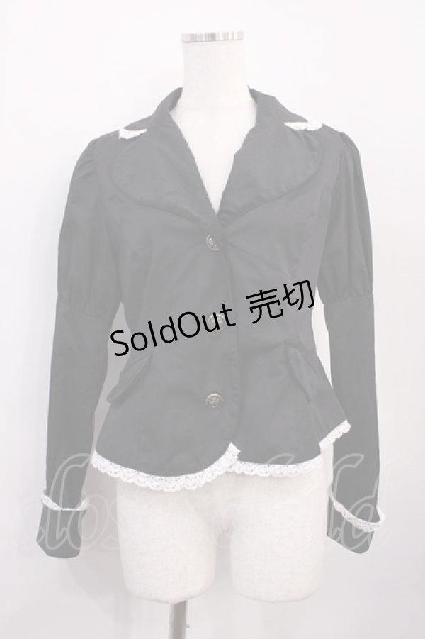 画像1: Eri Aino's collaboration / シャーロットの水曜日ジャケット L ブラック H-26-02-17-1016-EL-JA-NS-ZH (1)