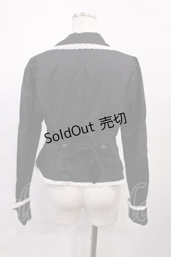 画像2: Eri Aino's collaboration / シャーロットの水曜日ジャケット L ブラック H-26-02-17-1016-EL-JA-NS-ZH (2)