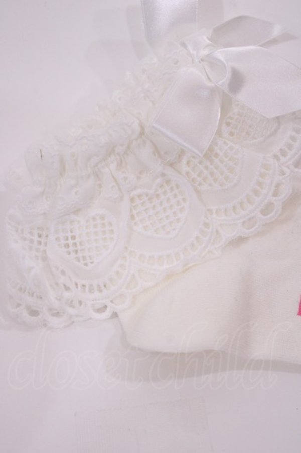 画像2: BABY,THE STARS SHINE BRIGHT / ハートレースクルー丈ソックス  オフ H-26-02-17-1020-BA-ZA-NS-ZH (2)