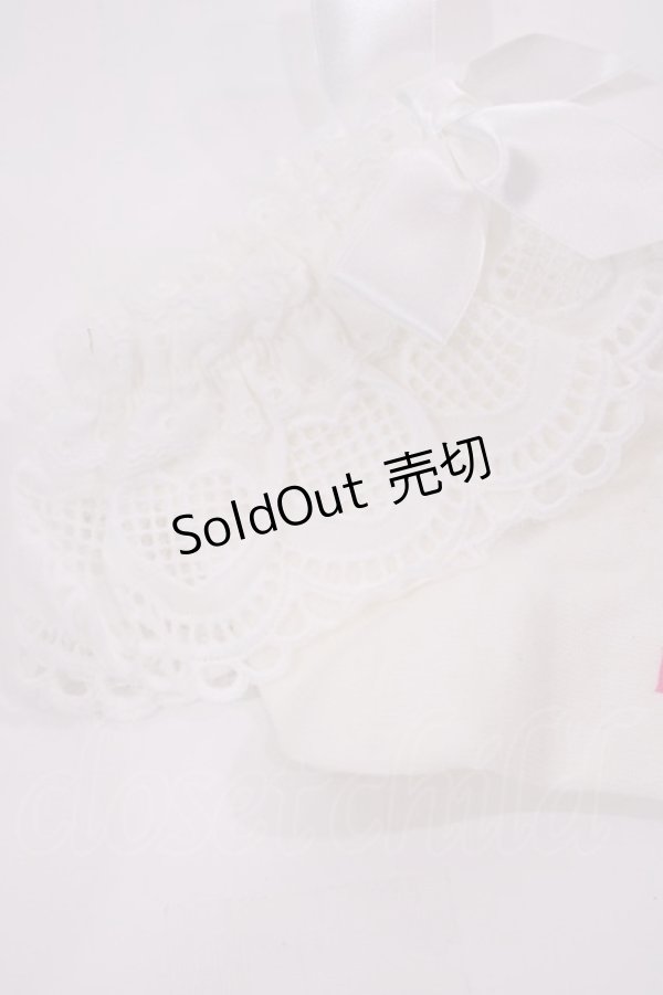 画像2: BABY,THE STARS SHINE BRIGHT / ハートレースクルー丈ソックス  オフ H-26-02-17-1020-BA-ZA-NS-ZH (2)