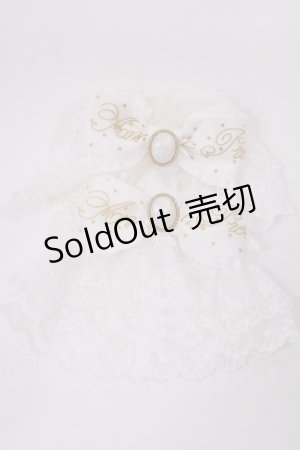 画像: Angelic Pretty / Princessロゴリボンお袖とめ  オフ H-26-02-17-1021-AP-ZA-NS-ZH