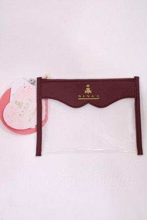 画像: m petit by misako / AM*コウチャツキクリアP（紅茶無し）  ワイン H-26-02-17-1022-LO-ZA-NS-ZH