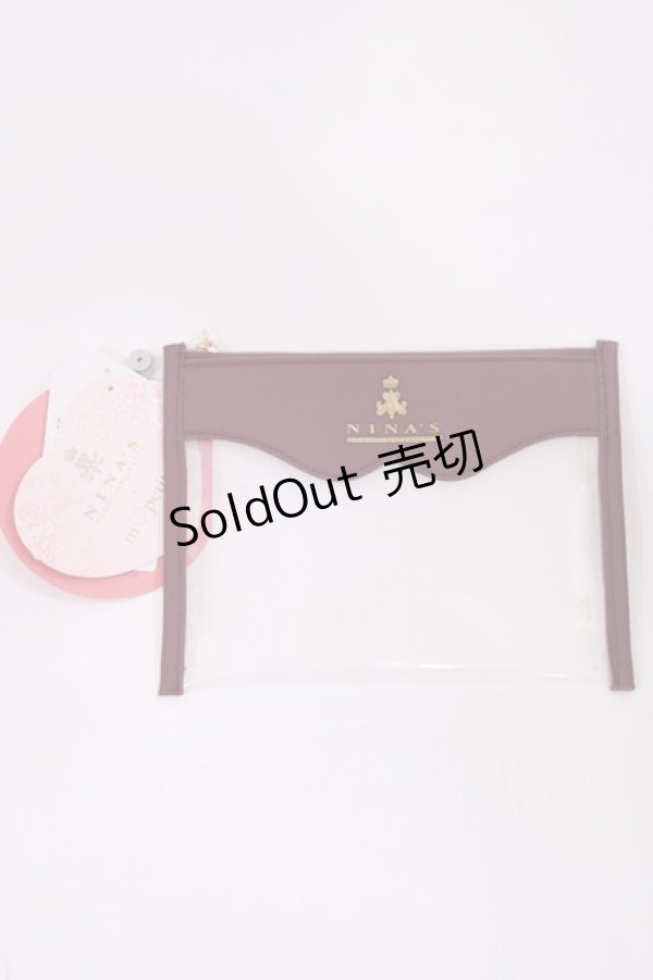 画像1: m petit by misako / AM*コウチャツキクリアP（紅茶無し）  ワイン H-26-02-17-1022-LO-ZA-NS-ZH (1)