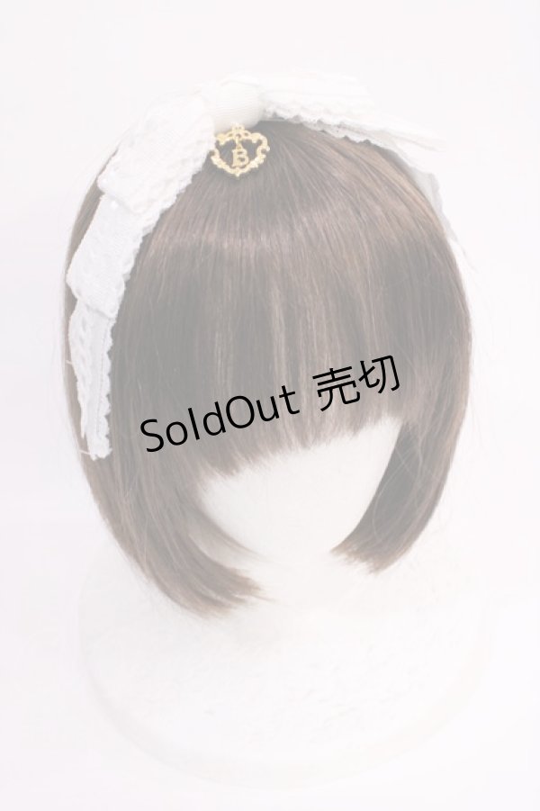 画像1: BABY,THE STARS SHINE BRIGHT / Maison de petit Rubanリボンカチューシャ  オフ H-26-02-17-1028-BA-AC-NS-ZH (1)