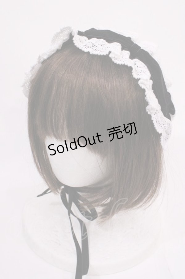 画像1: Eri Aino's collaboration / AE*ヘッドドレス  ブラック H-26-02-17-1029-EL-AC-NS-ZH (1)