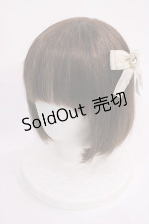 画像: m petit by misako / AM2Pビジュークリップ  アイボリー H-26-02-17-1034-LO-ZA-NS-ZH