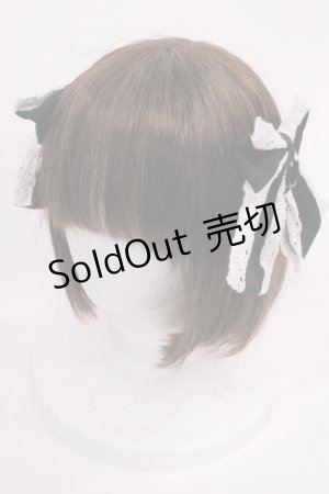 画像: Eri Aino's collaboration / AE*2Pリボンクリップ  ブラック H-26-02-17-1035-EL-AC-NS-ZH