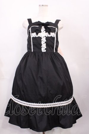 画像: Eri Aino's collaboration / シャーロットの水曜日 ジャンパースカート L ブラック H-26-02-17-1003-EL-OP-NS-ZH