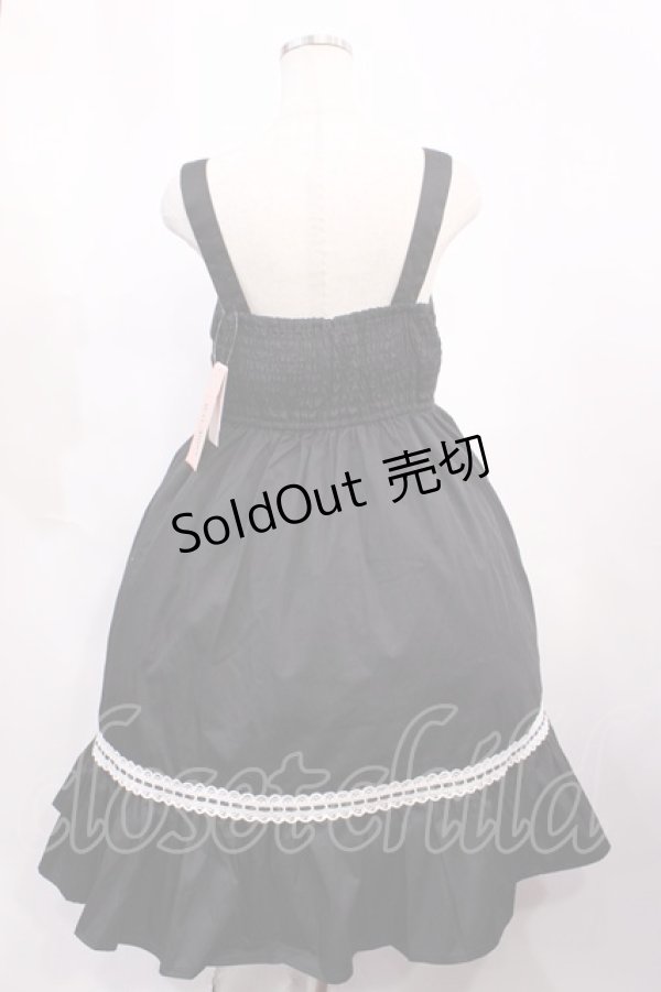 画像2: Eri Aino's collaboration / シャーロットの水曜日 ジャンパースカート L ブラック H-26-02-17-1003-EL-OP-NS-ZH (2)