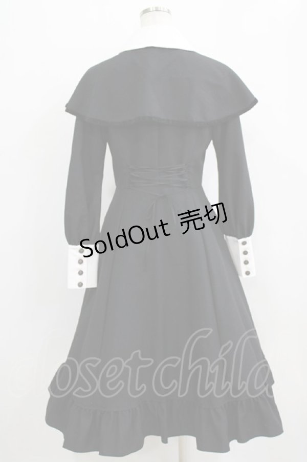 画像3: MIHO MATSUDA / ワンピース・ルアウ M ブラック×ホワイト H-26-02-17-005-GO-OP-KB-ZH (3)