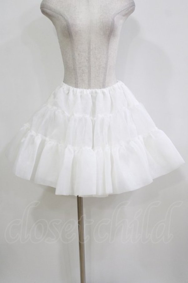 画像1: ATELIER PIERROT / ボリュームパニエ  ホワイト H-26-02-17-049-EL-SK-KB-ZH (1)