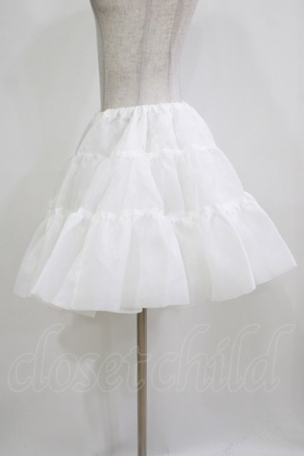 画像2: ATELIER PIERROT / ボリュームパニエ  ホワイト H-26-02-17-049-EL-SK-KB-ZH (2)