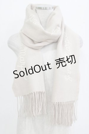 画像: Jane Marple / エンブロイダリーストール  ベージュ H-26-02-17-054-JM-ZA-KB-ZH