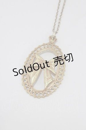 画像: Jane Marple / リボンフレームネックレス  ゴールド H-26-02-17-059-JM-AC-KB-ZH