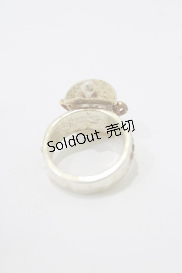 画像3: Jane Marple / 百合紋章グラスリング 約12号 ゴールド H-26-02-17-064-JM-AC-KB-ZH (3)