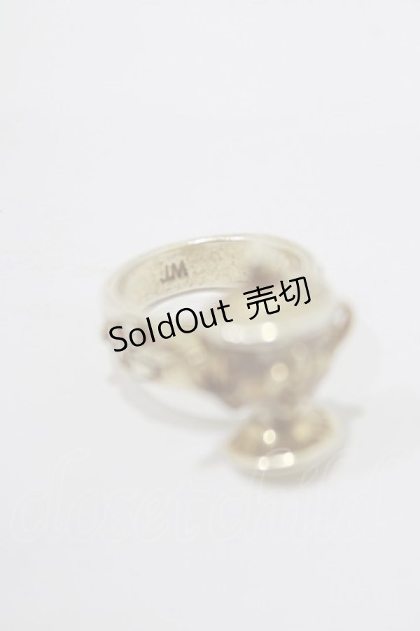 画像4: Jane Marple / 百合紋章グラスリング 約12号 ゴールド H-26-02-17-064-JM-AC-KB-ZH (4)